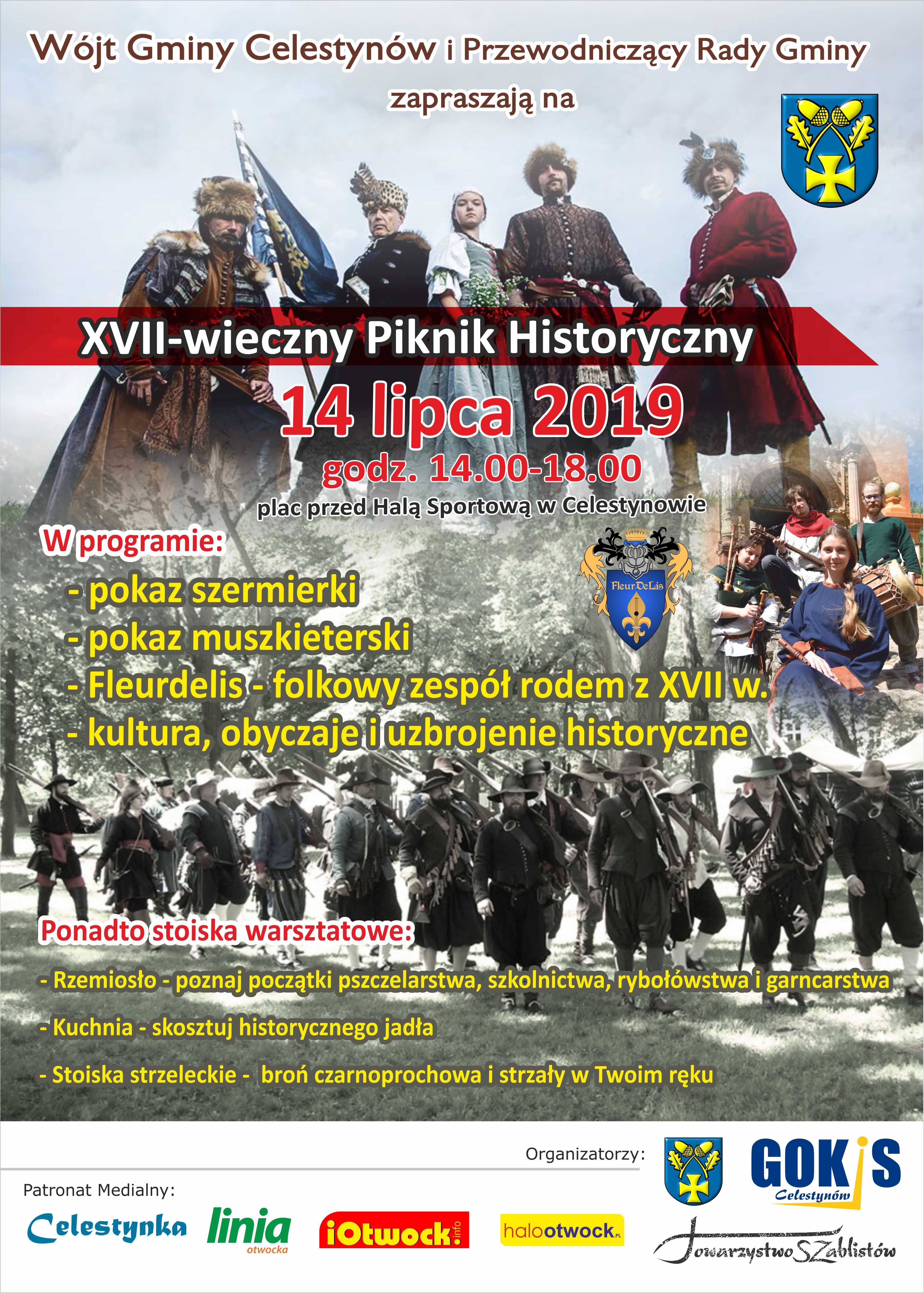 plakat piknik historyczny